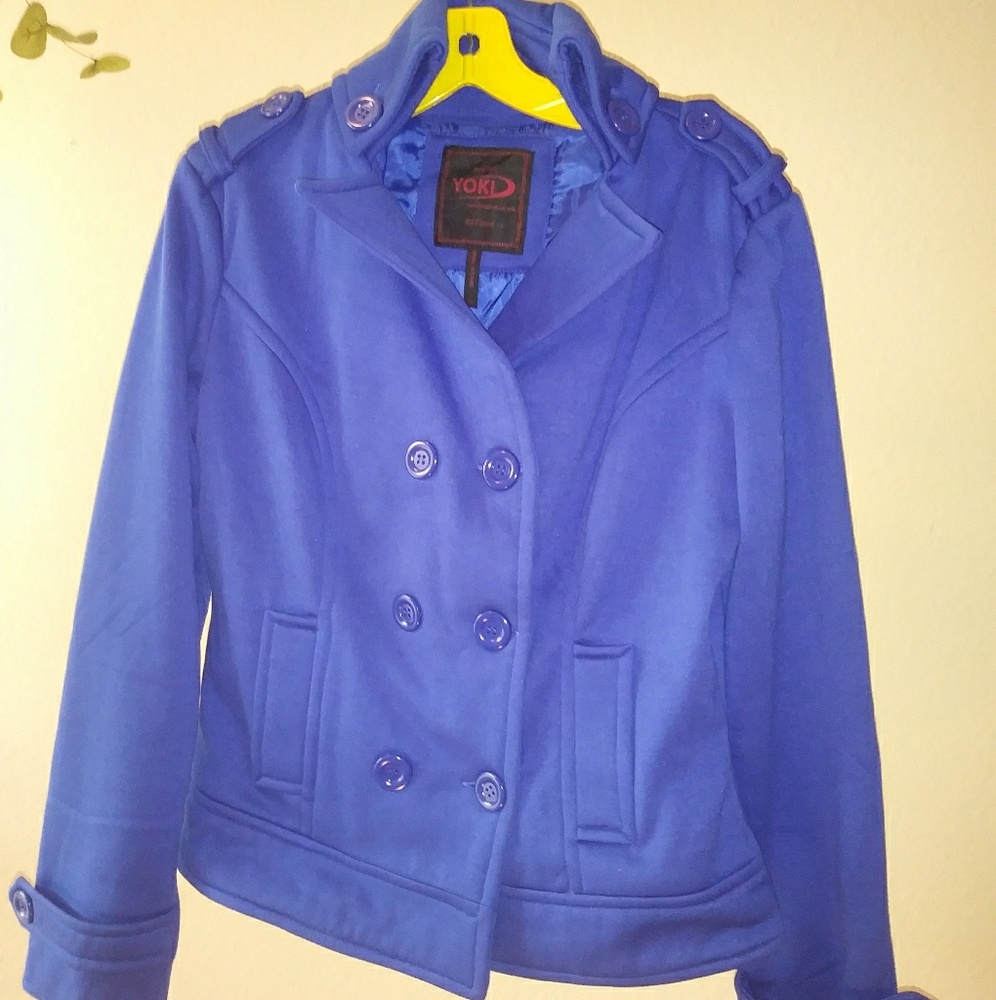 Blue Button Up Jacket